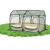 imagePoray Large 82x4FT Plant Netting Cover with Raised BedPop up Tunnel Crop Cage Gardening NetPest Guard Cover for Vegetables ampFruitsDurable Gardening Net for Plant and Animal