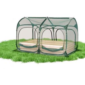 imagePoray Large 82x4FT Plant Netting Cover with Raised BedPop up Tunnel Crop Cage Gardening NetPest Guard Cover for Vegetables ampFruitsDurable Gardening Net for Plant and Animal
