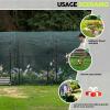 imagePoray Large 123X4FT Tunnel Plant Netting Cover6FT Tall Crop Cage Tomato Netting for VegetablesampFruitsDurable Gardening Net for Plant and Animals1474972inches Tunnel