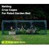 imagePoray Large 123X4FT Tunnel Plant Netting Cover6FT Tall Crop Cage Tomato Netting for VegetablesampFruitsDurable Gardening Net for Plant and Animals1474949inches Tunnel