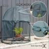 imagePoray Large 123X4FT Tunnel Plant Netting Cover6FT Tall Crop Cage Tomato Netting for VegetablesampFruitsDurable Gardening Net for Plant and Animals494959inches Birdcage Net