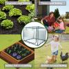 imagePoray Large 123X4FT Tunnel Plant Netting Cover6FT Tall Crop Cage Tomato Netting for VegetablesampFruitsDurable Gardening Net for Plant and Animals494939inches Square Net