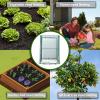 imagePoray Large 123X4FT Tunnel Plant Netting Cover6FT Tall Crop Cage Tomato Netting for VegetablesampFruitsDurable Gardening Net for Plant and Animals4949728inches Square Net
