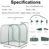 imagePoray Large 123X4FT Tunnel Plant Netting Cover6FT Tall Crop Cage Tomato Netting for VegetablesampFruitsDurable Gardening Net for Plant and Animals733761inches Tunnel Net