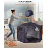 imagePorayhut Galaxy Pop Up Play Tent for Kids 67 Hexagonal Privacy Sensory Tent with Removable Thick Mat amp LED Photo Clip Lights Light Blocking Indoor Outdoor Playhouse for Boys amp Girls Space CastleStarry Constellation